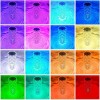 Настільна світлодіодна кристалічна лампа RIAS Rose Diamond RGB з пультом (3_04418)