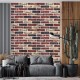 Самоклеюча 3D панель Sticker Wall SW-00001183 Цегла клінкер бежева 700х700х5мм