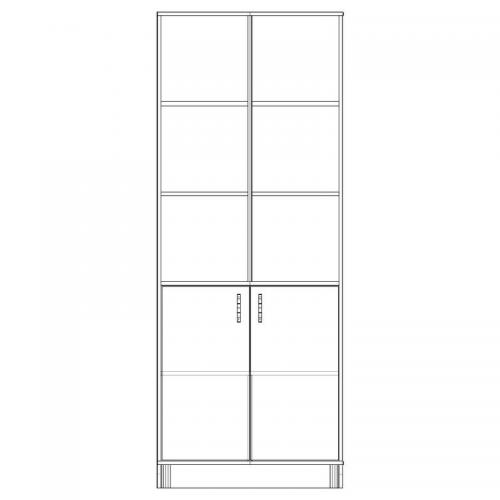 Шафа-Пенал Тиса Мебель ШС-804 Дуб сонома 205x35x80 см Шафа-Пенал Тиса Мебель ШС-804 Дуб сонома 205x35x80 см