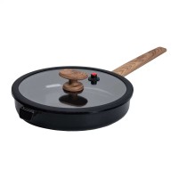 Сковорода універсальна алюмінієва з антипригарним покриттям MGC Designed 28 см Чорний (HP-4-459B)