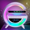 Настільна смарт лампа G-Smart Light BT3401 RGB з бездротовою зарядкою та Bluetooth колонкою 15W