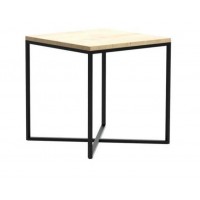 Кавовий журнальний столик у стилі Loft NS-616 530x500x500 мм Черный Кавовий журнальний столик у стилі Loft NS-616 530x500x500 мм Черный