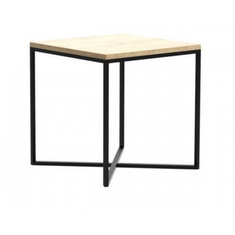 Кавовий журнальний столик у стилі Loft NS-616 530x500x500 мм Черный