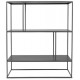 Стелаж для зберігання в стилі Loft NS-1628 880x800x250 мм Черный