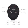 Масажний електричний килимок для ніг Foot Massager EMS Чорний
