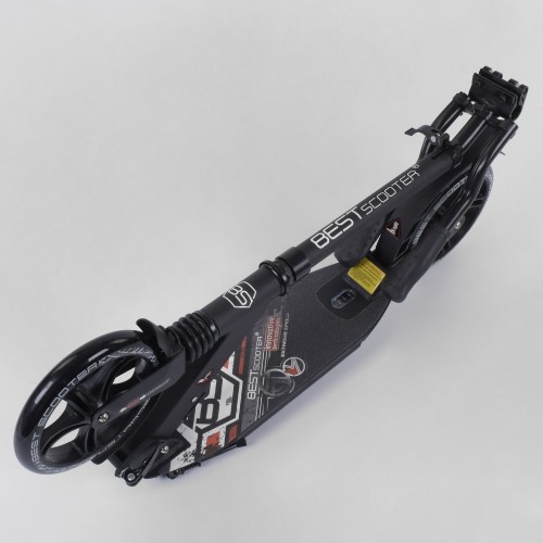 Самокат алюмінієвий Best Scooter з PU колесами 2 амортизаторами Black/Red (92087) Самокат алюмінієвий Best Scooter з PU колесами 2 амортизаторами Black/Red (92087)