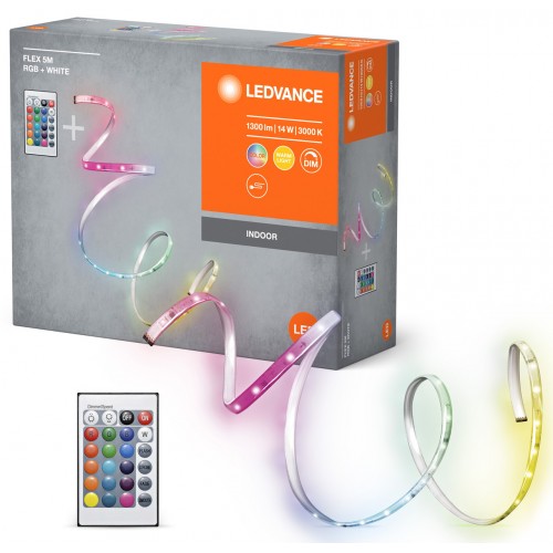 Світлодіодна лед стрічка Ledvance FLEX RGB 14W 5 м Світлодіодна лед стрічка Ledvance FLEX RGB 14W 5 м