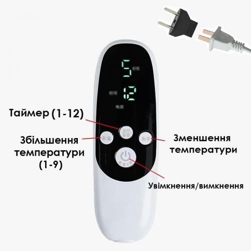 Електричне простирадло з підігрівом No Brand J-002 Blue 180x80 см 13018-83432 Електричне простирадло з підігрівом No Brand J-002 Blue 180x80 см 13018-83432