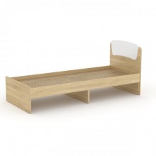 Ліжко Класика 80 Компанит дуб сонома + білий