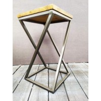 Табурет з металу GoodsMetal у стилі лофт 450х300х300 