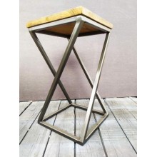 Табурет з металу GoodsMetal у стилі лофт 450х300х300