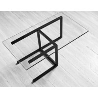 Кавовий журнальний столик у стилі Loft NS-536 480x1000x500 мм Черный Кавовий журнальний столик у стилі Loft NS-536 480x1000x500 мм Черный