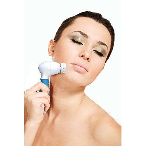 Щітка для вмивання та чищення обличчя Spa Fx електрична Blue (kz013-hbr)
