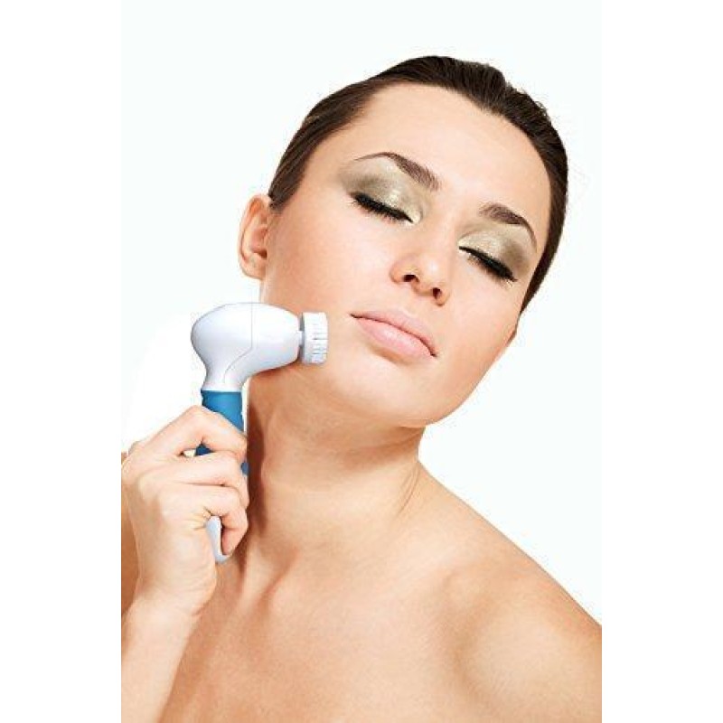 Щітка для вмивання та чищення обличчя Spa Fx електрична Blue (kz013-hbr)