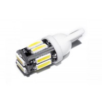 Світлодіодна лампа AllLight T10 10 діодів 7014 W2,1x9,5d 12V WHITE