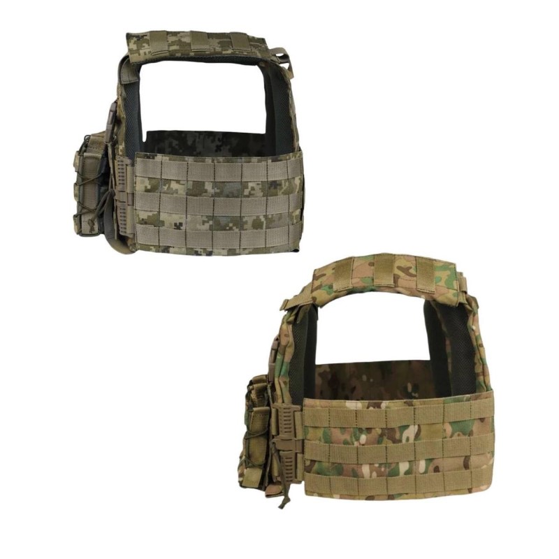 Плитоноска без плит зі швидкознімною системою No Brand One Size Піксель (1710136591)