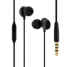 Дротові навушники вакуумні з мікрофоном Remax RM-550 3.5 mm 1.2 m Black