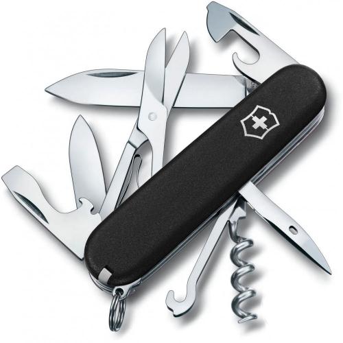 Складаний ніж Victorinox Climber Mat Чорний матовий лак (1.3703.3_M0007p) Складаний ніж Victorinox Climber Mat Чорний матовий лак (1.3703.3_M0007p)