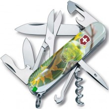 Складаний ніж Victorinox Climber Zodiac Зелена змія 91 мм Різнокольоровий (1.3703.7_Z4270pk)