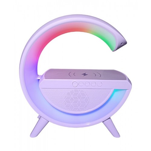 Настільна лампа-нічник Led Wireless Charging Speaker Google (BT2301) 15W White Настільна лампа-нічник Led Wireless Charging Speaker Google (BT2301) 15W White