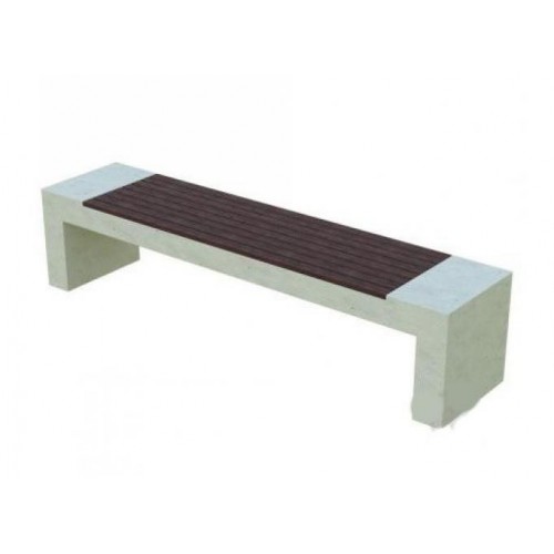 Лавка паркова Loft Bench Wood travertine 2 м в інтернет супермаркеті PbayMarket!