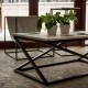 Кавовий журнальний столик у стилі Loft NS-546 430x1000x600 мм Черный