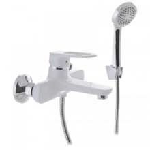 Змішувач для ванни з коротким виливом Mixxus Nevada 009 Euro Білий (MI5800)