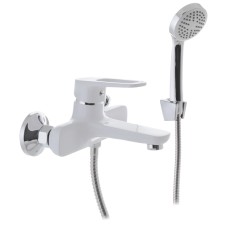 Змішувач для ванни з коротким виливом Mixxus Nevada 009 Euro Білий (MI5800)