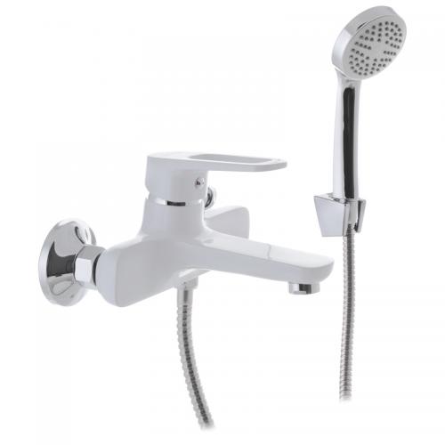 Змішувач для ванни з коротким виливом Mixxus Nevada 009 Euro Білий (MI5800) Змішувач для ванни з коротким виливом Mixxus Nevada 009 Euro Білий (MI5800)