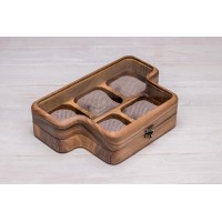 Органайзер для зберігання наручних годинників ecoWalnut 7х26.5х18 см Органайзер для зберігання наручних годинників ecoWalnut 7х26.5х18 см