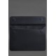 Шкіряний чохол-конверт на магнітах для MacBook 16 дюйм Синій Crazy Horse BlankNote