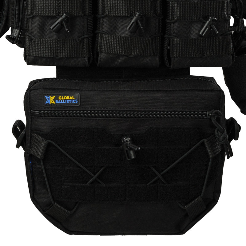 Плитоноска тактична зі швидким скиданням з підсумками No Brand Warmor Gen.3 Pro Max One Size Чорний (2396522337)