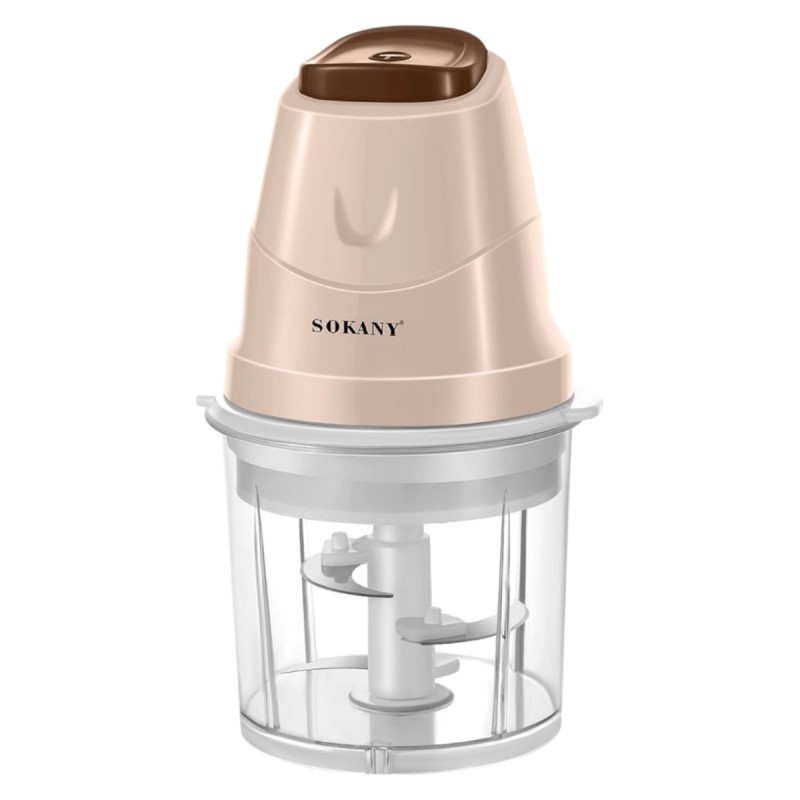 Чоппер-подрібнювач Sokany 700 мл Бежевий (SK-06009)