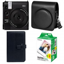 Подарунковий набір Камера Fujifilm Instax Mini 99/Фотопапір 20шт/Чохол/Фотоальбом на 108 фото Чорний