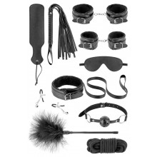 Набір для BDSM Fetish Tentation SM Bondage Box in vegan leather 10pcs