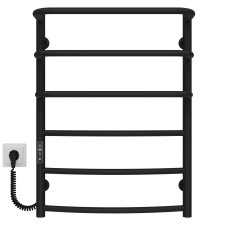 Рушникосушарка електрична Каскад Дуга П6 500х700 Deffi Чорний JD03 (C.KD.70.50.6.E.B.L.1)