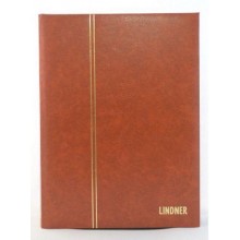 Альбом-кляссер для марок Lindner Elegant 30/60 Коричневий (hub_i6aqhb)