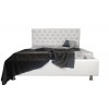 Ліжко двоспальне BNB Arizona Comfort 160 x 200 см Стразы Екошкіра Білий в інтернет супермаркеті PbayMarket!