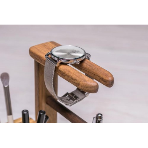 Дерев'яний органайзер для косметики ecoWalnut 300х150х250 мм Дерев'яний органайзер для косметики ecoWalnut 300х150х250 мм