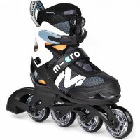 Ролики дитячі Micro NEW Shaper 29-32 Чорний-Сірий Ролики дитячі Micro NEW Shaper 29-32 Чорний-Сірий
