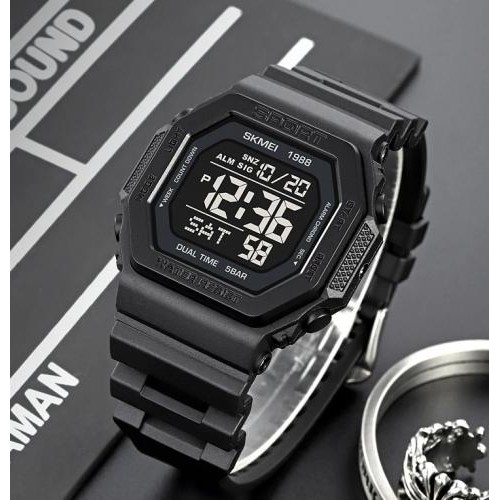 Чоловічий годинник Skmei Military Black
