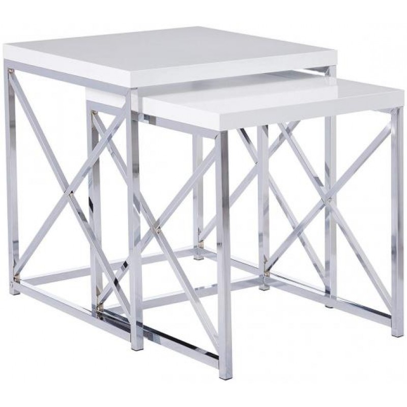 Комплект журнальних столиків у стилі Loft NS-302 560x490x490 мм Серый