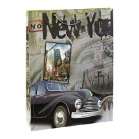Сумочка подарункова паперова з ручками Gift bag Нью Йорк 43х32х10 см (19381)