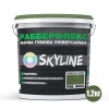 Фарба гумова супереластична надстійка «РабберФлекс» SkyLine Оливково-зелена RAL 6003 1,2 кг