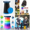 Складаний туристичний стілець OPT-TOP Telescopic stool 47х25 см Різнокольоровий (2104618575)