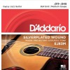 Струни для акустичної гітари D'Addario EJ83M Silverplated Wound Medium Gypsy Jazz Guitar Strings 11/45