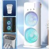Вентилятор настільний OPT-TOP Double-ended Spray Fan подвійний з охолодженням LED підсвічування без пульта ДУ Білий (2104618552)