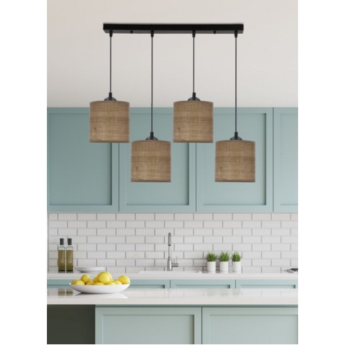 Люстра Candellux Legno 70x100 см Чорний (34-18366) Люстра Candellux Legno 70x100 см Чорний (34-18366)