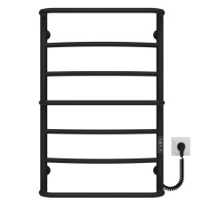 Рушникосушарка електрична Аквамікс П7 500х800 Deffi Чорний JD03 (C.AM.80.50.7.E.B.R.1)