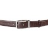 Ремінь чоловічий CROCODILE LEATHER Темно-коричневий (18178)
